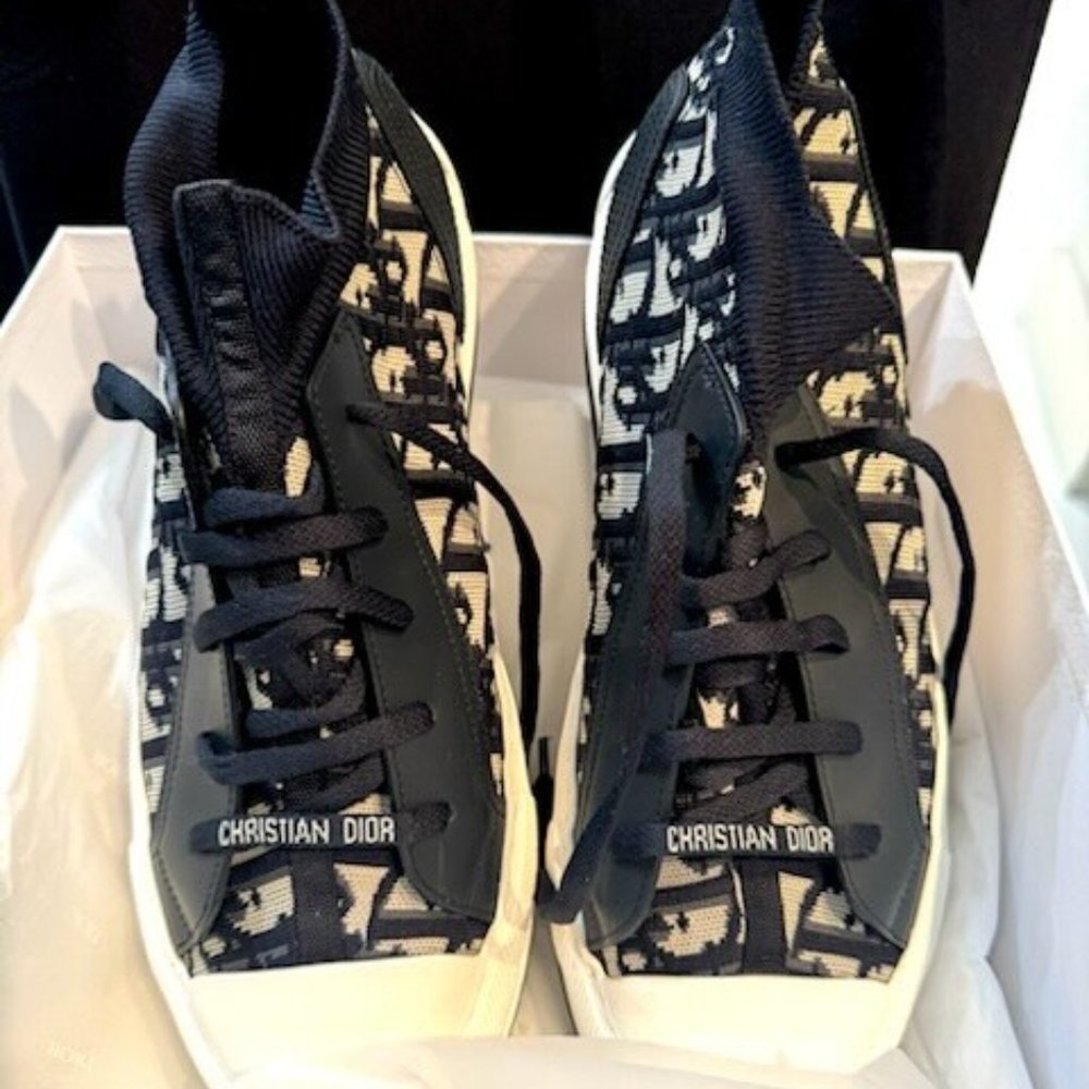 DIOR Walk'n'Dior Sneaker  Size 12 Deep Blue